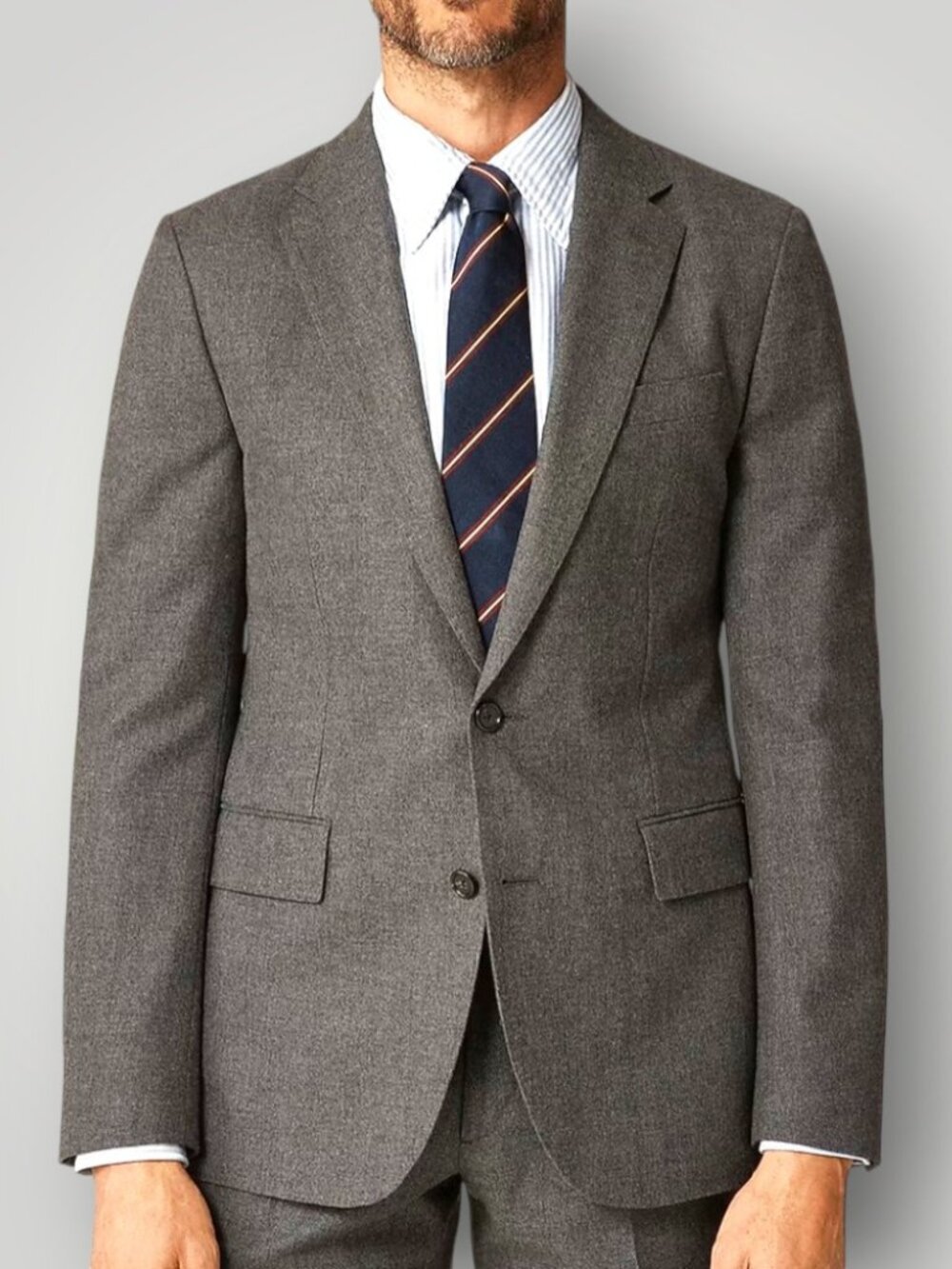 BANANA REPUBLIC Slim fit Mens 2 Piece Suit Blazer Jacket 42R Pant 34Wx32L Wool